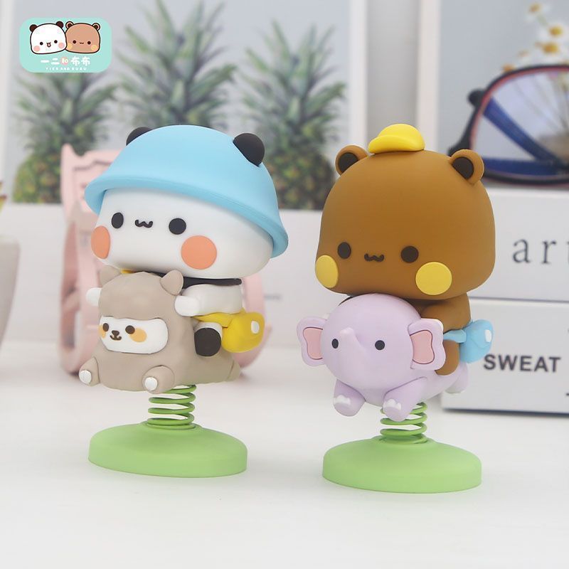 Car Accessories For Decoration - Yier Bubu Spring Swing Figurine Cute