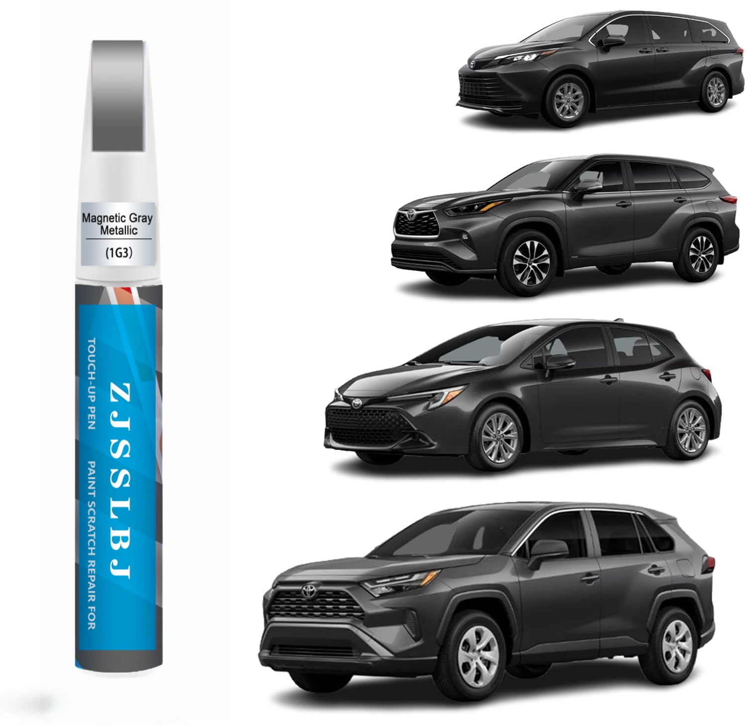 Car Scratch Remover Pen - Autolak (Magnetisch Grijs Metallic (1G3)) voor