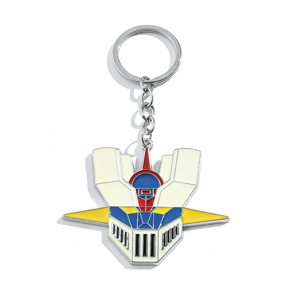 Car Accessories Cute - Anime Cartoon Warrior Robot Logo Sleutelhanger