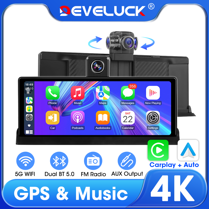 Car Dash Cam - 10.26 ''Originele Auto Stijl Draadloze CarPlay