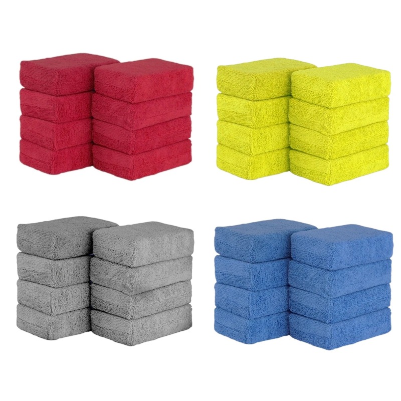 Car Wax Polishing Pad - 8 stuks microvezel autowas applicator pads,