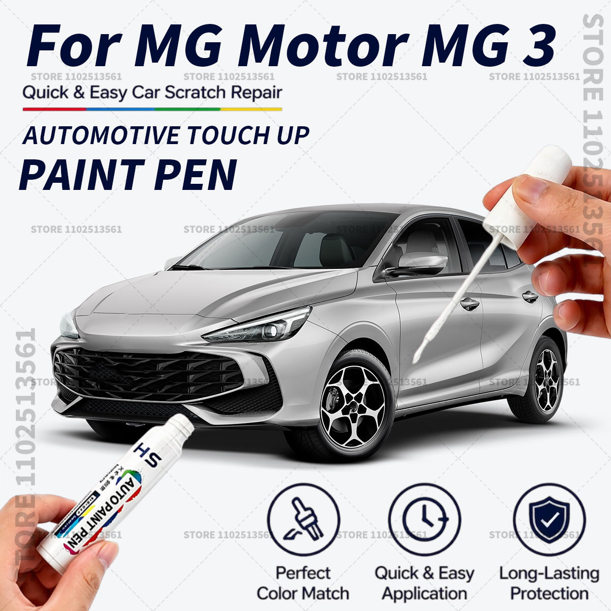 Car Scratch Remover Pen - MG Motor MG 3 Touch-up verfpen