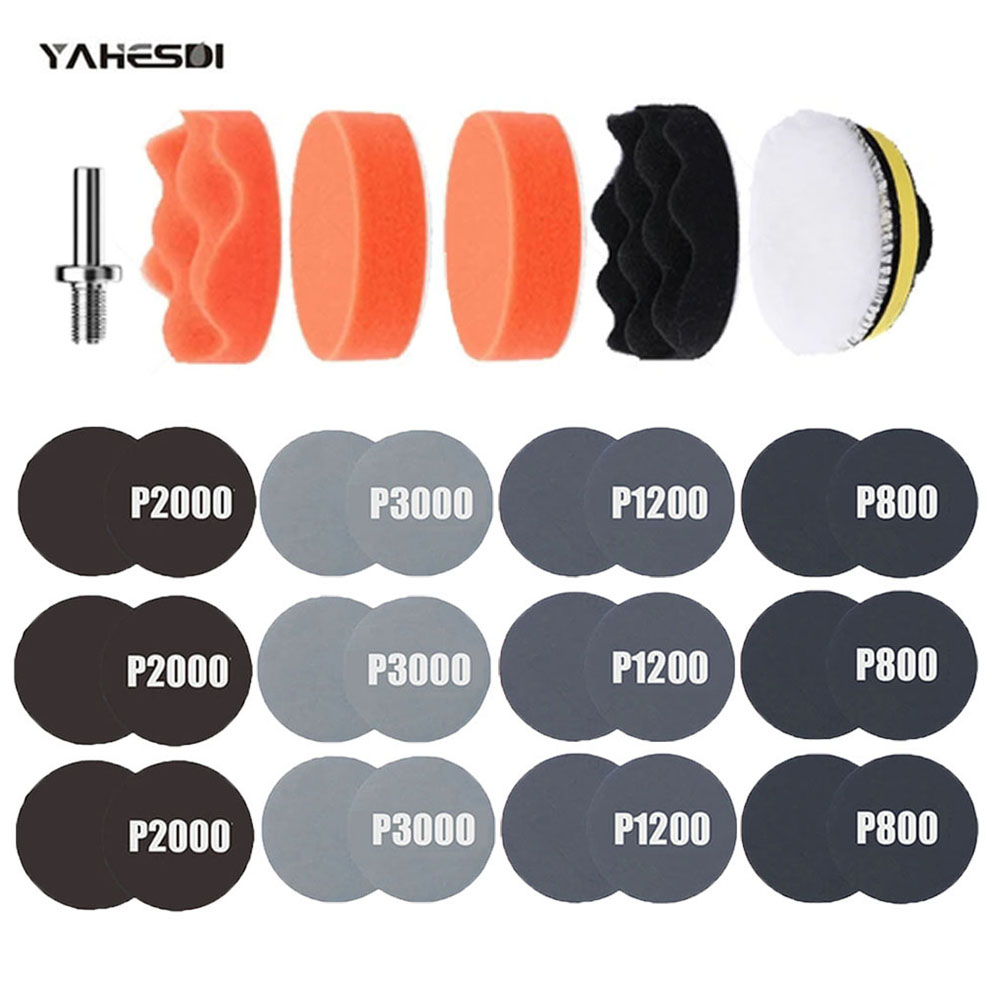 Car Wax Polishing Pad - Auto Polijsten Spons 75mm 3inch Polijsten