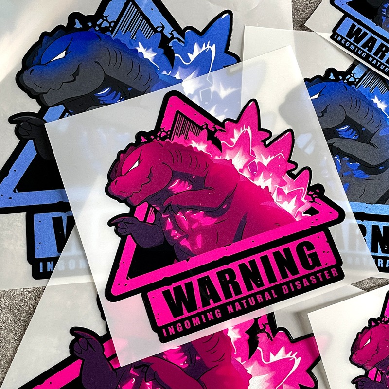 Car Accessories For Decoration - Hot Selling autostickers Monsters Godzilla Gepersonaliseerde