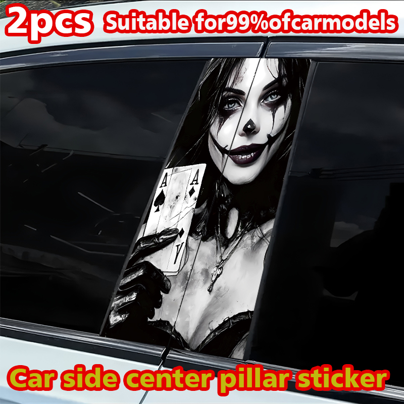Car Accessories Joker - 2 stuks auto B-stijl stickers Joker
