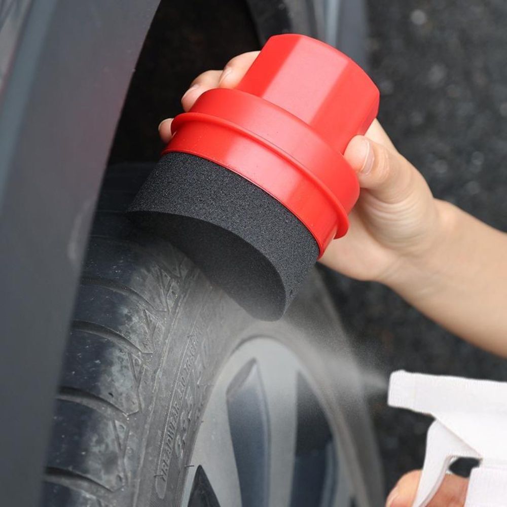 Gebogen bandenpolijstspons met - Car Wax Polishing Pad recensie en prijs