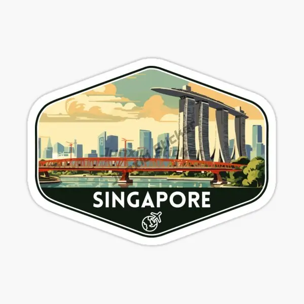 Singapore Vlag Kaart Merlion L - Car Accessories Singapore recensie en prijs