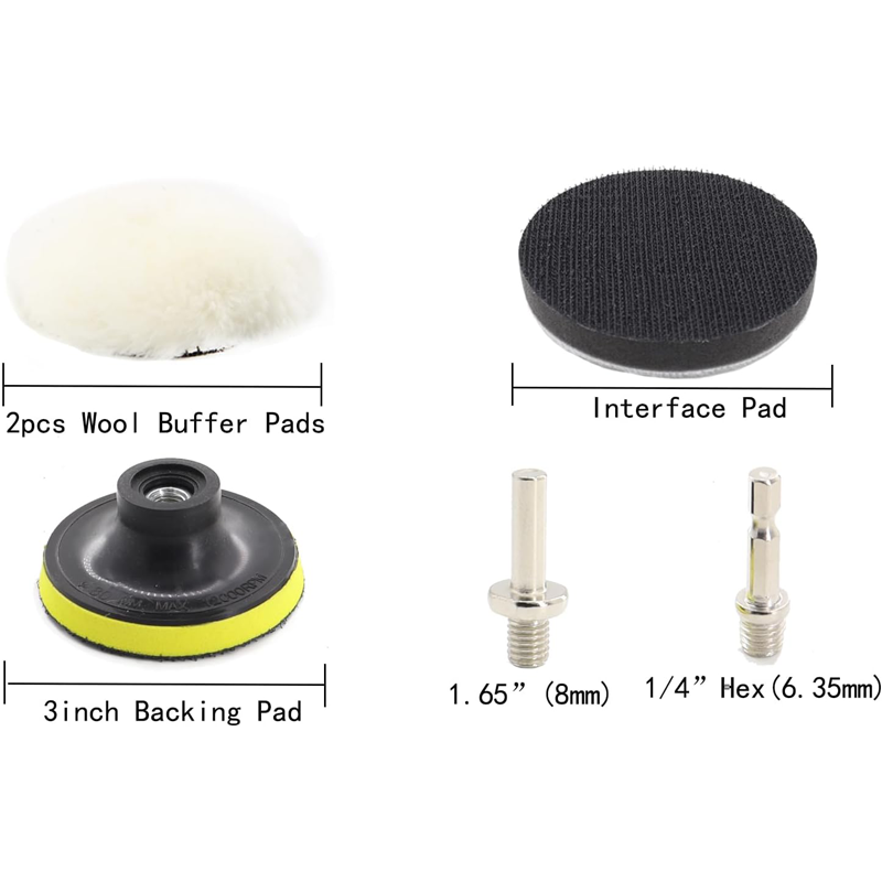 3Inch 75MM Auto Koplamp Restau - Car Wax Polishing Pad recensie en prijs