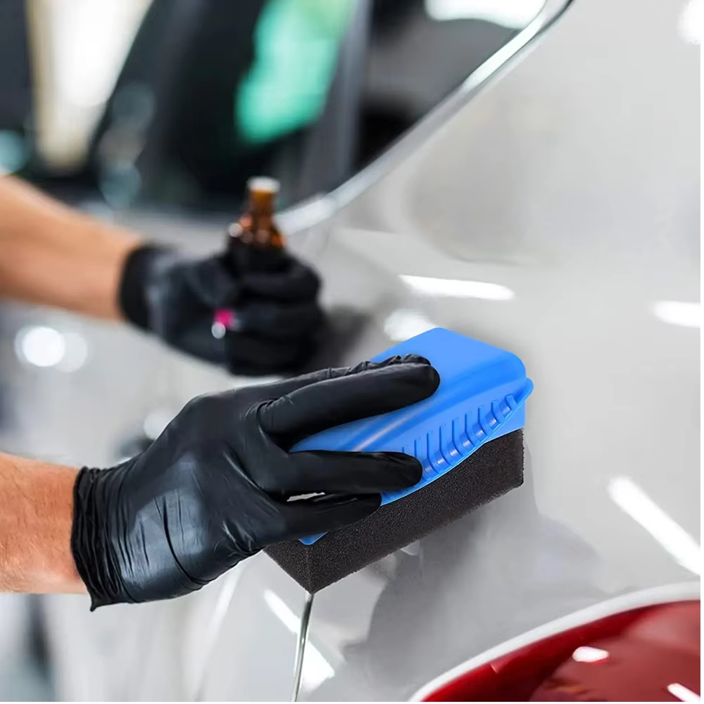 Autowielsponsborstels (met of  - Car Wax Polishing Pad recensie en prijs