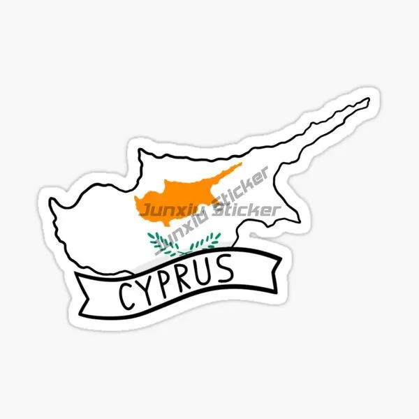 Creatieve Cyprus Vlag Kaart PV - Car Accessories Cyprus recensie en prijs