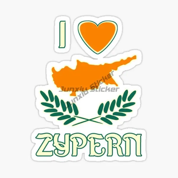 Creatieve Cyprus Vlag Kaart PV - Car Accessories Cyprus recensie en prijs