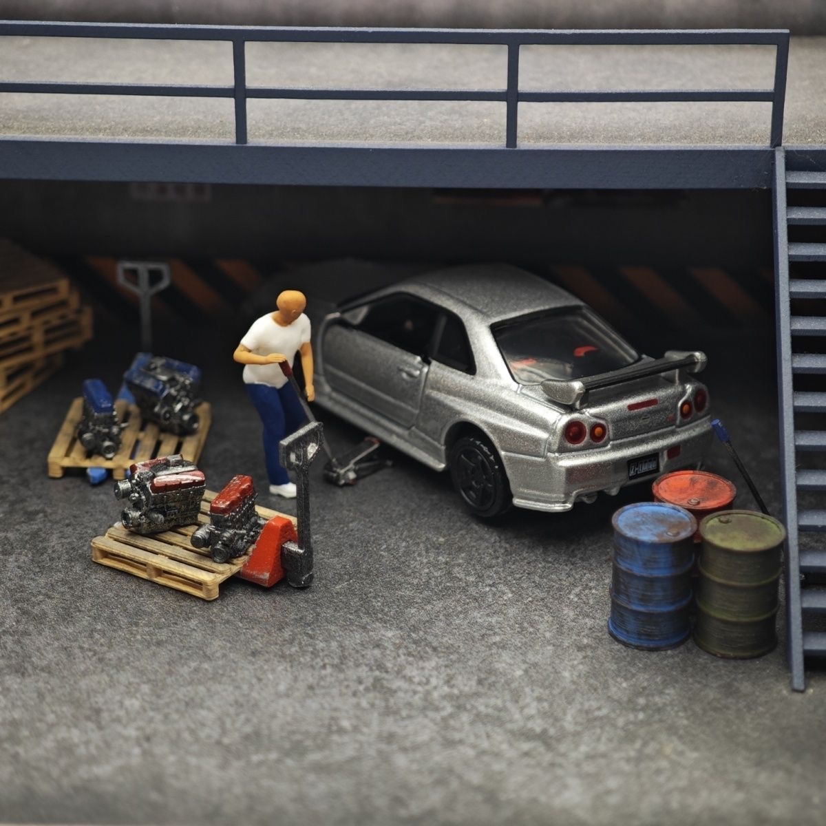 1:64 automodel reparatiewerkpl - Car Accessories For Decoration recensie en prijs