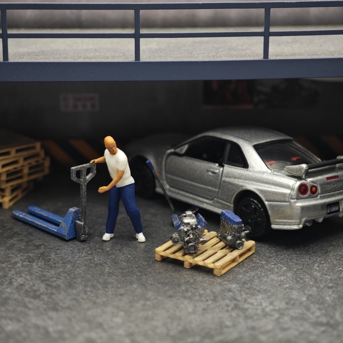 1:64 automodel reparatiewerkpl - Car Accessories For Decoration recensie en prijs