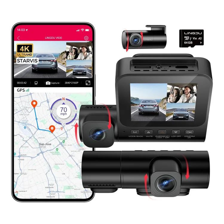 LINGDU V630 4K 2.4'' Scherm Wi - Car Dash Cam recensie en prijs