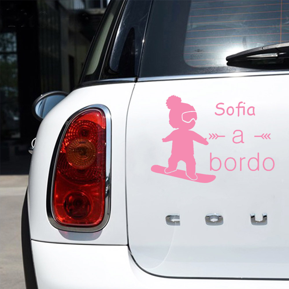 1 st Vinyl baby een bordeaux k - Car Accessories For Decoration recensie en prijs