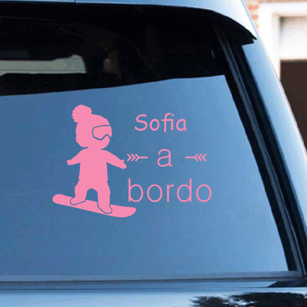 1 st Vinyl baby een bordeaux k - Car Accessories For Decoration recensie en prijs