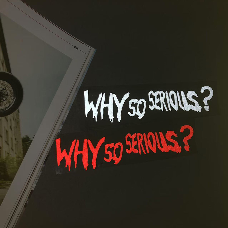 Waarom zo serieus stickers mot - Car Accessories Joker recensie en prijs