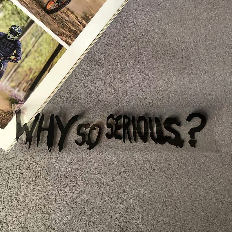 Waarom zo serieus stickers mot - Car Accessories Joker recensie en prijs
