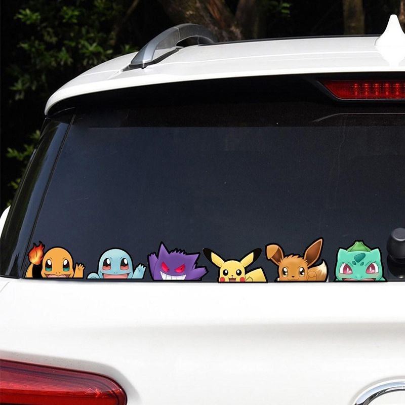 Pokémon auto raamsticker, Poké - Car Accessories Cute recensie en prijs