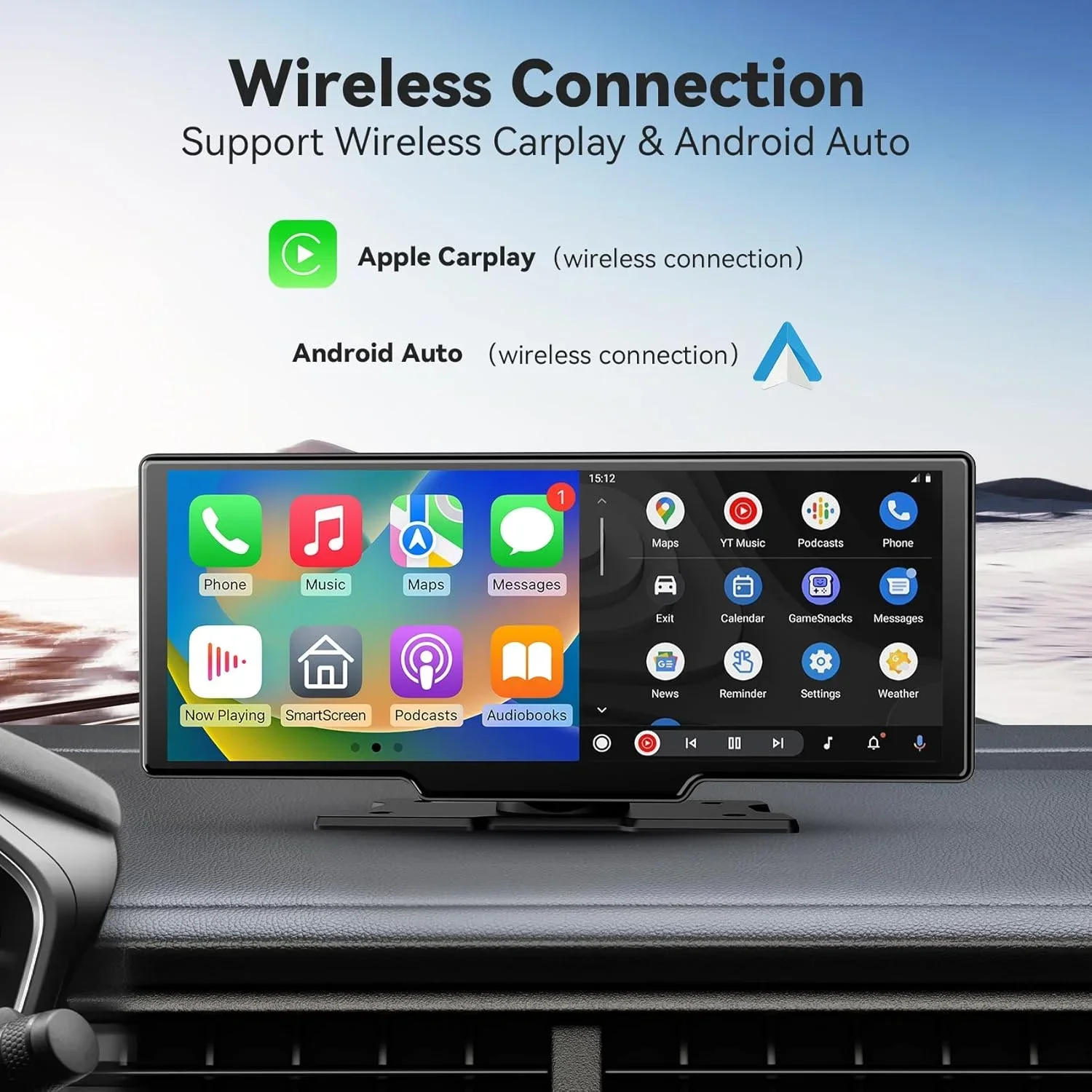 Draagbare 10.26'' Dashcam Draa - Car Dash Cam recensie en prijs