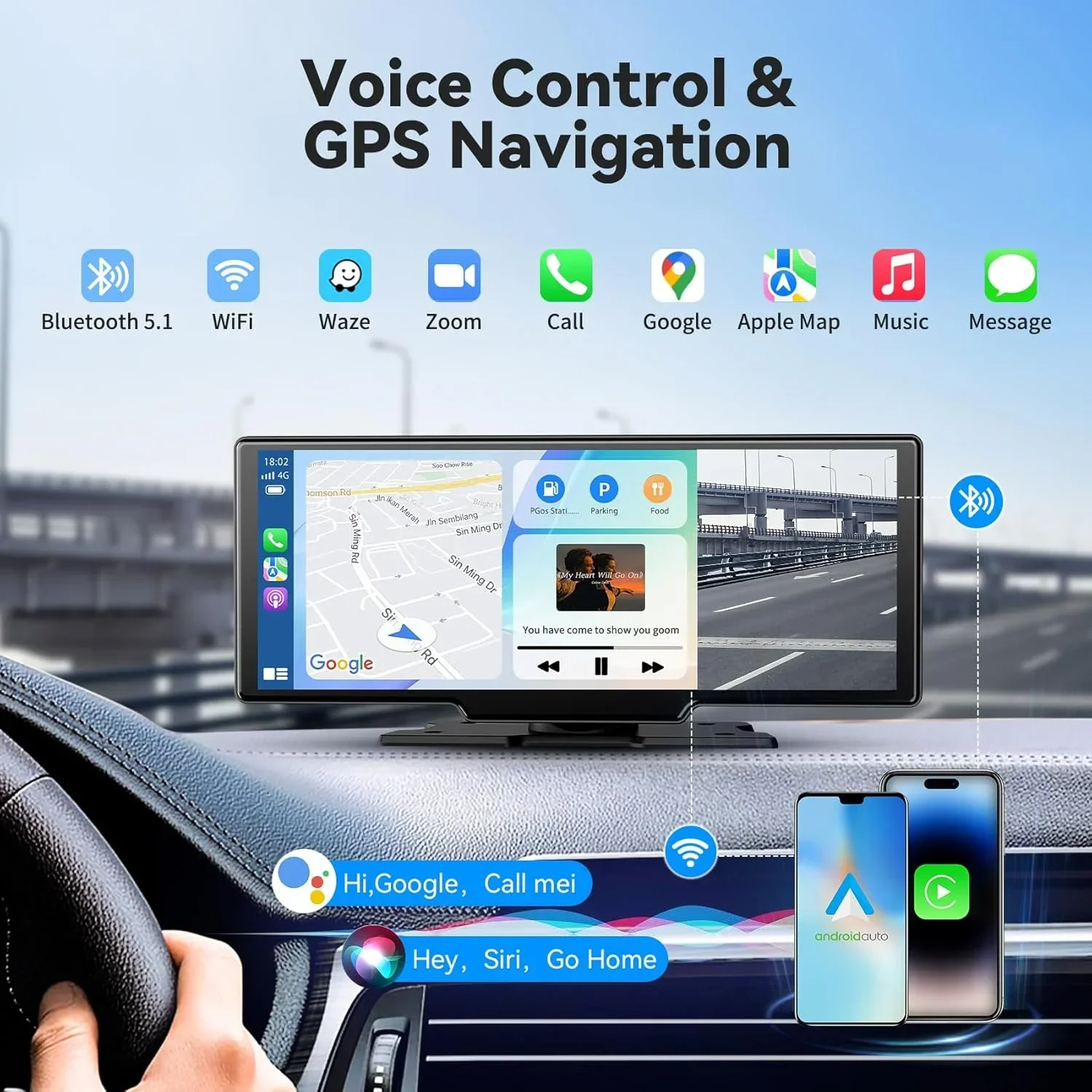 Draagbare 10.26'' Dashcam Draa - Car Dash Cam recensie en prijs