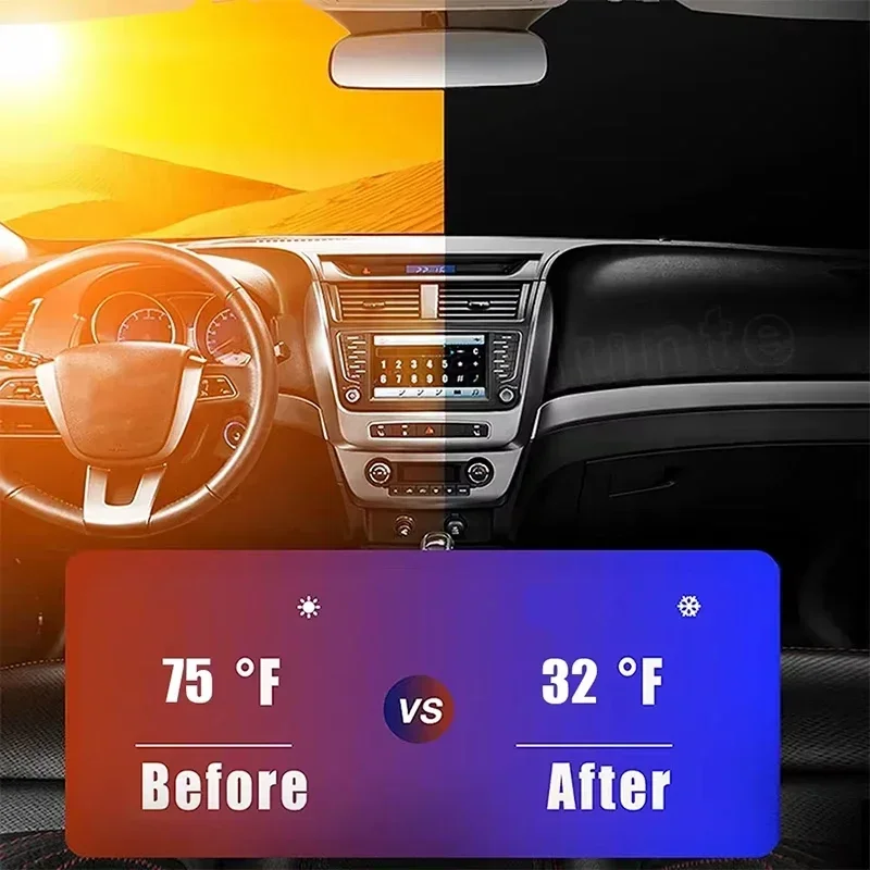 Autozonnescherm voorruit UV-be - Automatic Car Sunshade recensie en prijs