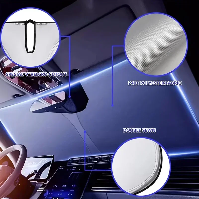 Autozonnescherm voorruit UV-be - Automatic Car Sunshade recensie en prijs